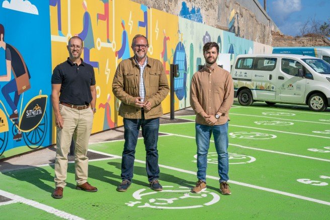 El aparcamiento intermodal de El Rincón contará con 17 nuevas plazas con puntos de recarga eléctrica